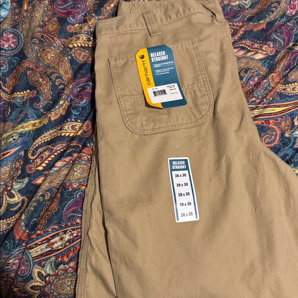 Carhartt Pants Mens 38x30 
MEN'S UTILITY WORK PANT - RELAXED FIT - CANVAS